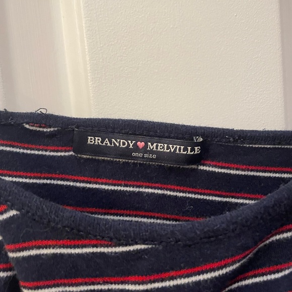 Brandy Melville Striped Tank Top - Picture 3 of 3